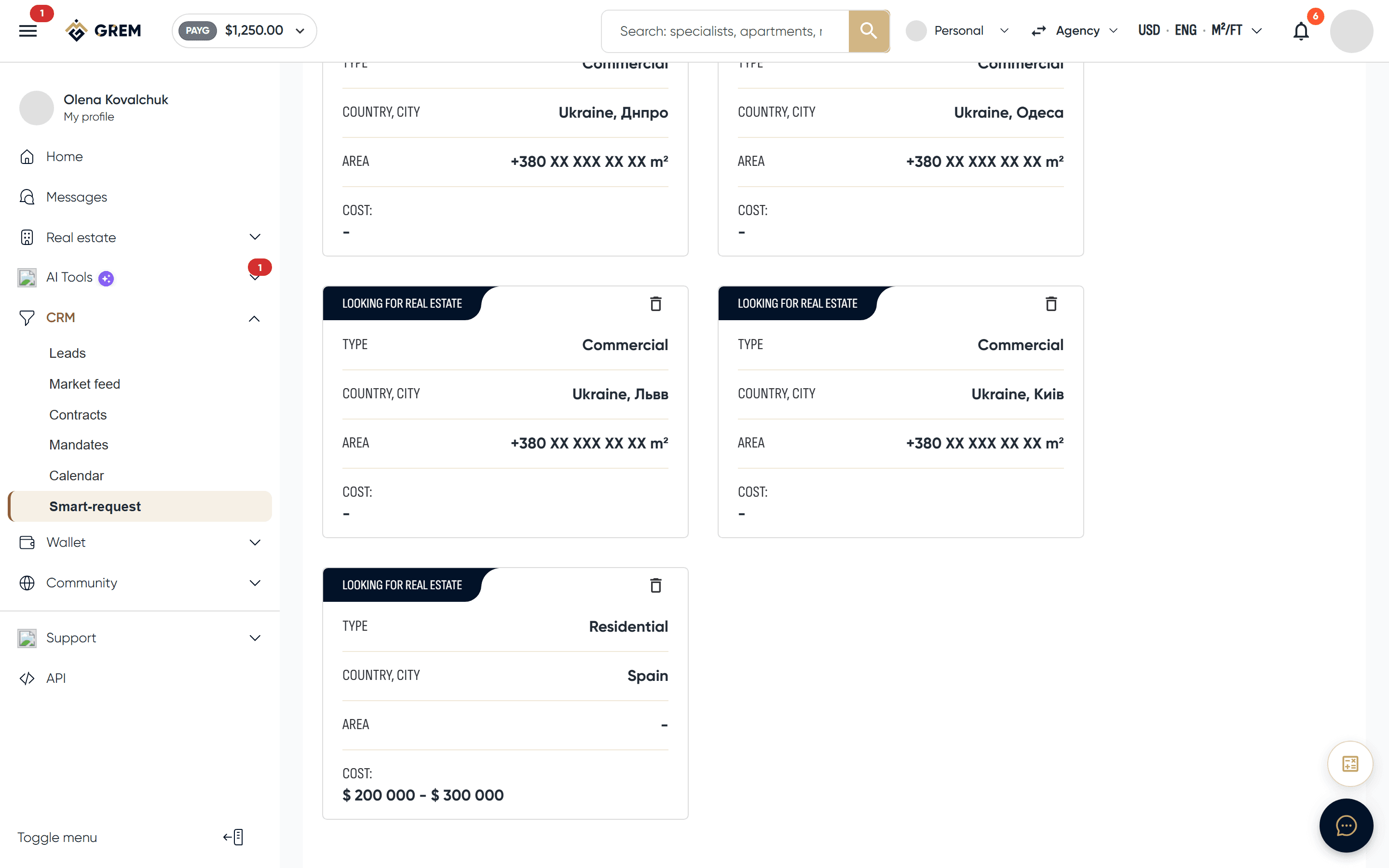 Smart request management actions